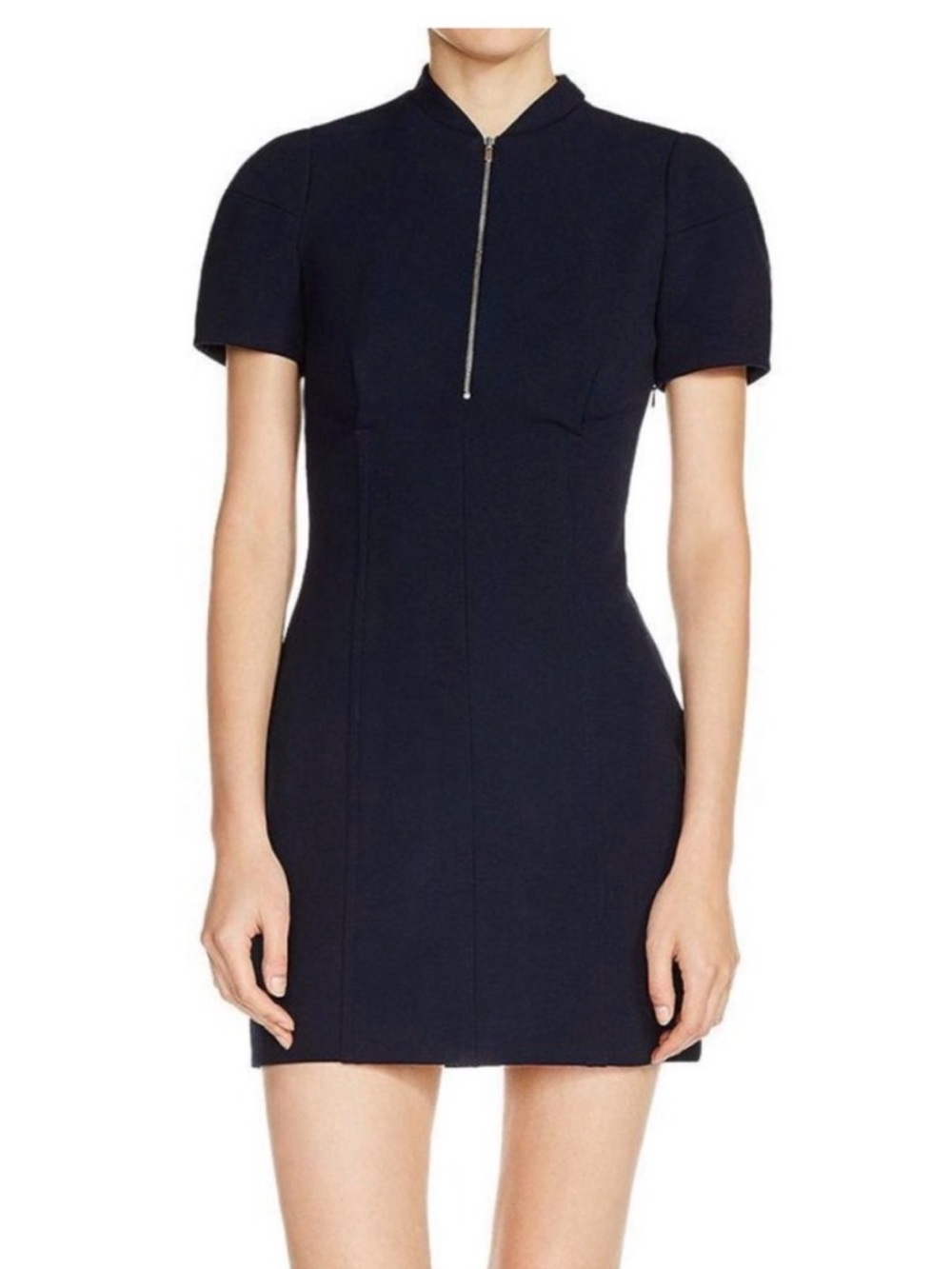 Maje Renyo Navy Blue Sheath Dress – Size 2